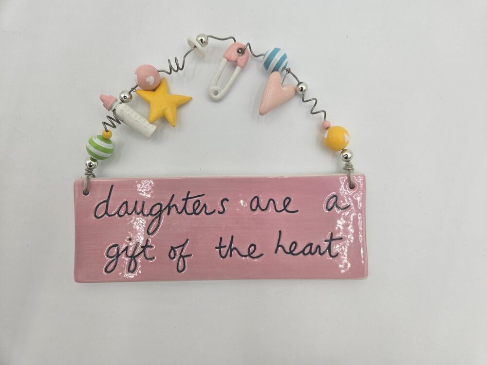 Department 56 Sandra Magsamen Daughters Gift Of The Heart Plaque